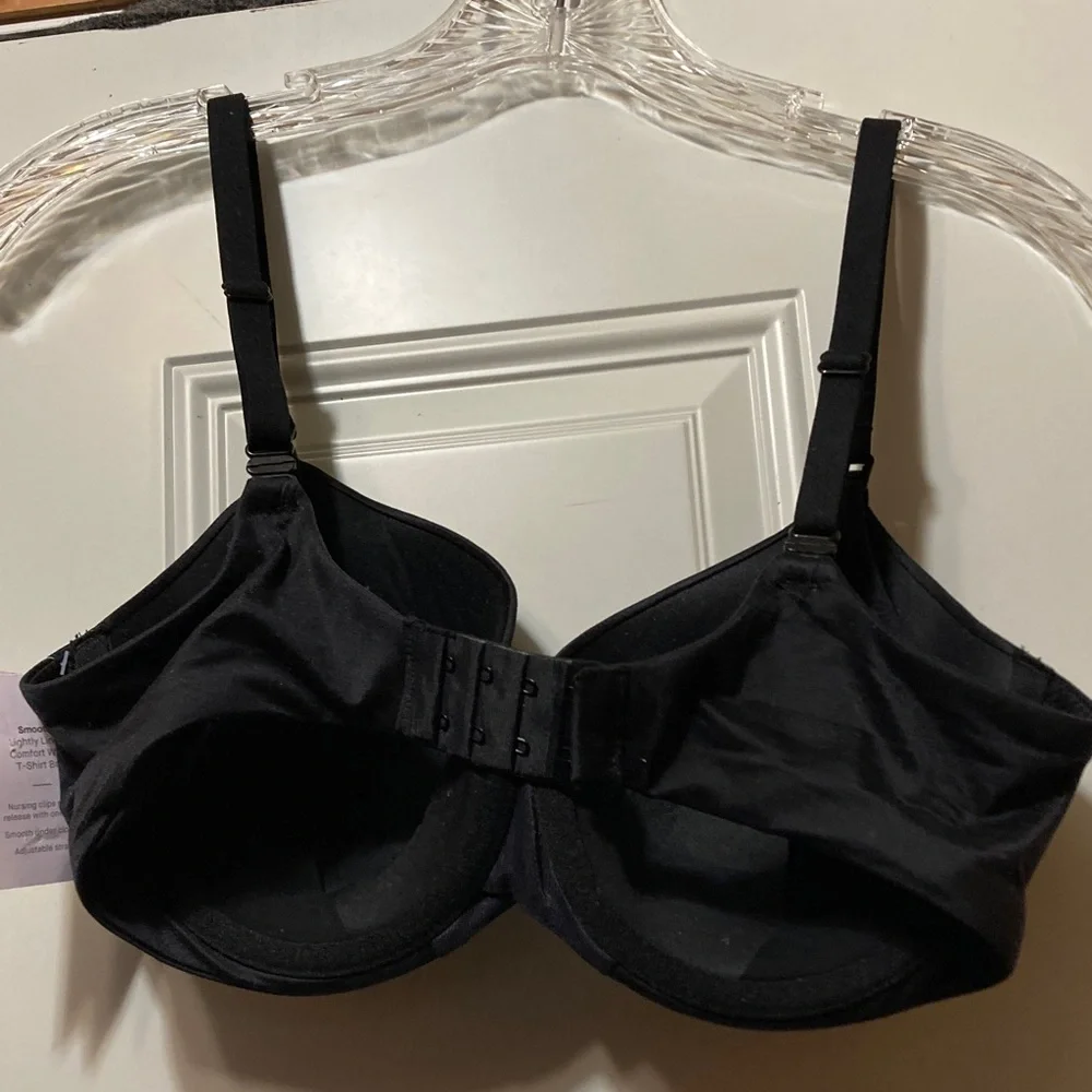 Auden Black Molded‎ Nursing T-Shirt Bra with Light Padding 34D NWT